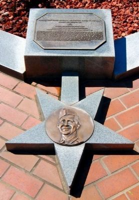 Pickens County Congressional Medal of Honor Memorial -<br>Private First Class William A. McWhorter image. Click for full size.