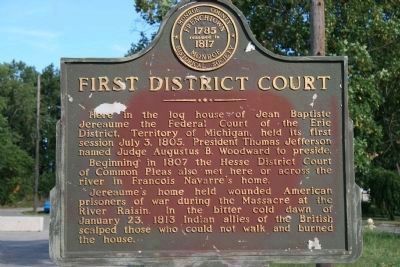 First District Court Marker. Click for full size. First District Court Marker image. Click for full size.