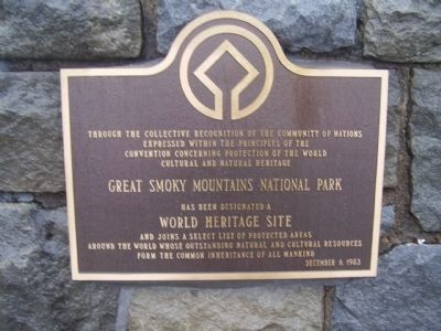 Great Smoky Mountains National Park Marker image. Click for full size.