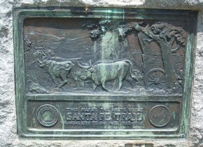Santa Fe Trail Marker. Click for full size. Santa Fe Trail Marker image. Click for full size.