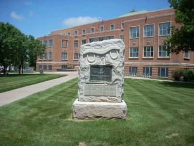 Santa Fe Trail Marker. Click for full size. Santa Fe Trail Marker image. Click for full size.