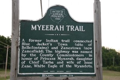 Myeerah Trail Marker image. Click for full size.
