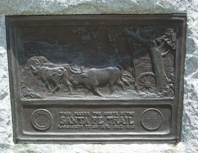 Santa Fe Trail Marker image. Click for full size.