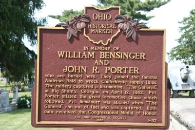 William Bensinger and John R. Porter Marker image. Click for full size.
