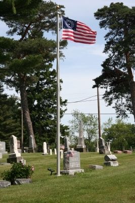 John R. Porter Grave Site Markers image. Click for full size.