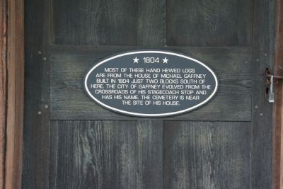 Plaque on Door image. Click for full size.