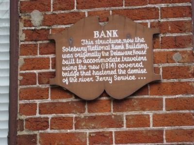 Solebury National Bank Marker image. Click for full size.