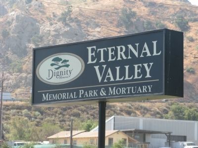 Cemetery Sign image. Click for full size.