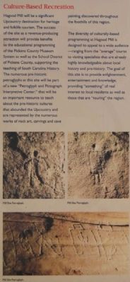 Hagood Mill Historic Site Marker -<br>Cultural-Based Recreation. Click for full size. Hagood Mill Historic Site Marker -<br>Cultural-Based Recreation image. Click for full size.