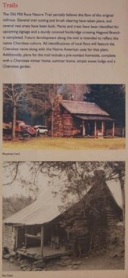 Hagood Mill Historic Site Marker -<br>Trails image. Click for full size.