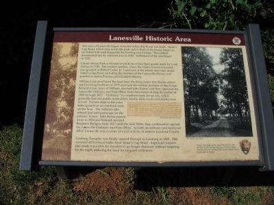 Lanesville Historic Area Marker image. Click for full size.