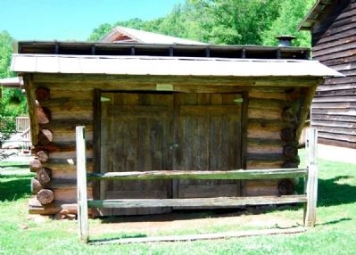 Hagood Mill Historic Site -<br>Old Bear Forge image. Click for full size.