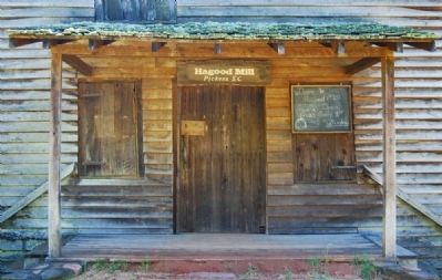 Hagood Mill - West Side Entrance. Click for full size. Hagood Mill - West Side Entrance image. Click for full size.