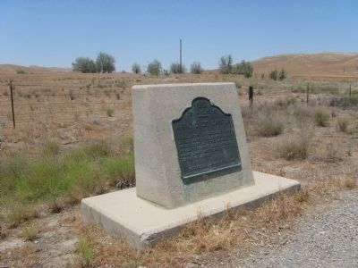 Arroyo de Cantua Marker. Click for full size. Arroyo de Cantua Marker image. Click for full size.