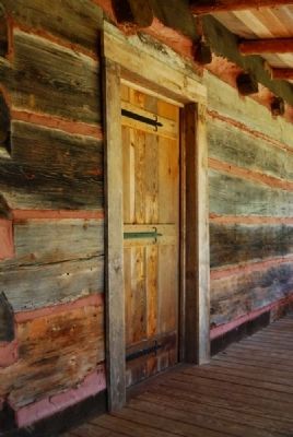The Hagood Cabin South Door. Click for full size. The Hagood Cabin South Door image. Click for full size.