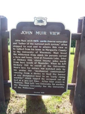 John Muir View Marker. Click for full size. John Muir View Marker image. Click for full size.