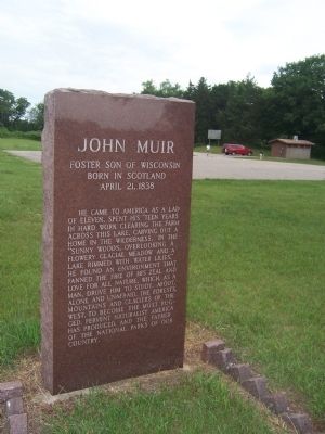 John Muir, Foster Son of Wisconsin Marker image. Click for full size.