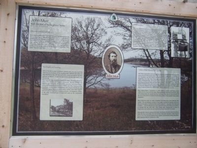 Ice Age National Scenic Trail Signage - detail image. Click for full size.