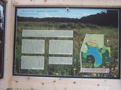 Ice Age National Scenic Trail Signage - detail image. Click for full size.