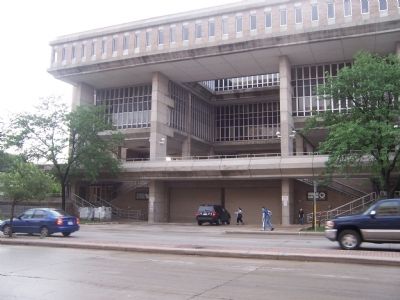 Vilas Hall, University of Wisconsin-Madison - location of 9XM-WHA Marker. Click for full size. Vilas Hall, University of Wisconsin-Madison - location of 9XM-WHA Marker image. Click for full size.