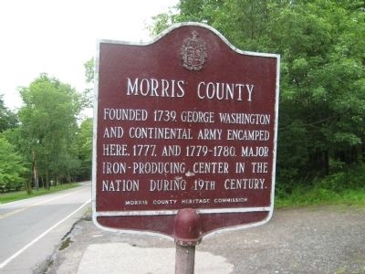 Morris County Marker image. Click for full size.