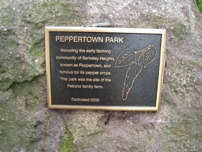 Peppertown Park Marker image. Click for full size.