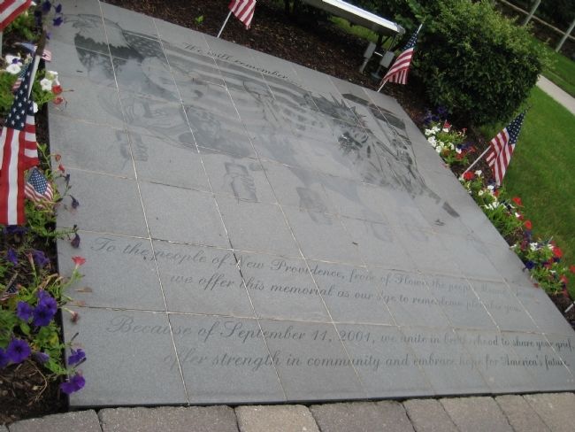 New Providence 9-11 Memorial image. Click for full size.