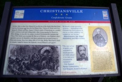 Christiansville CWT Marker image. Click for full size.
