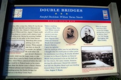 Double Bridges CWT Marker. Click for full size. Double Bridges CWT Marker image. Click for full size.