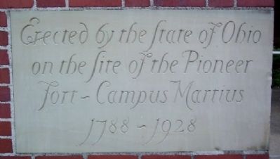 Campus Martius Museum Cornerstone. Click for full size. Campus Martius Museum Cornerstone image. Click for full size.