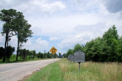 Boydton Plank Road (facing north).. Click for full size. Boydton Plank Road (facing north). image. Click for full size.