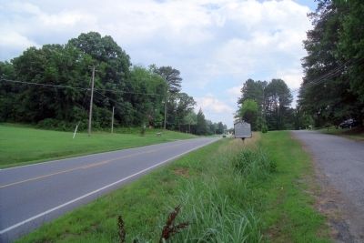 Christanna Highway (facing south) at its former location. image. Click for full size.