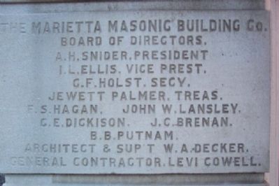 Masonic Temple Building Information. Click for full size. Masonic Temple Building Information image. Click for full size.
