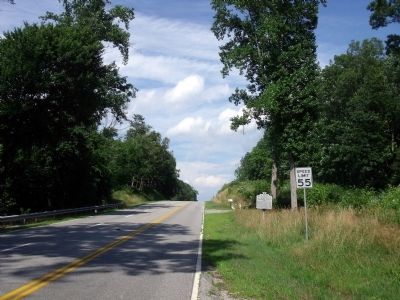 Boydton Plank Road (facing north).. Click for full size. Boydton Plank Road (facing north). image. Click for full size.