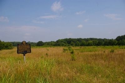 The Old Loyd Place Marker and some of the donated land. Click for full size. The Old Loyd Place Marker and some of the donated land image. Click for full size.