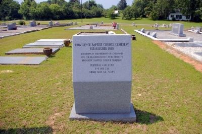 Providence Baptist Church Cemetery image. Click for full size.