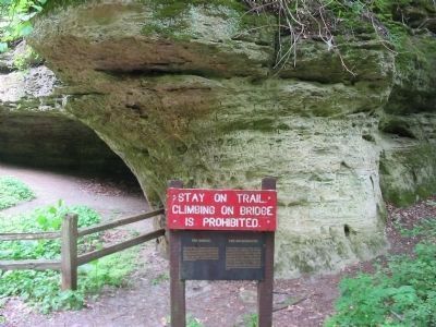 Natural Bridge State Park Marker. Click for full size. Natural Bridge State Park Marker image. Click for full size.