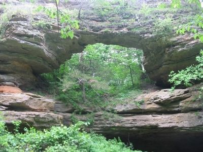 Natural Bridge and Rockshelter. Click for full size. Natural Bridge and Rockshelter image. Click for full size.