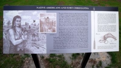 Native Americans and Fort Christanna Marker. Click for full size. Native Americans and Fort Christanna Marker image. Click for full size.