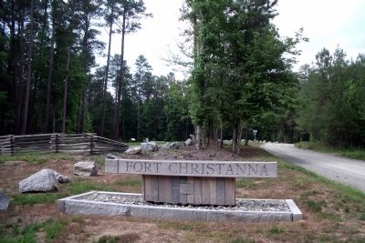 Fort Christanna Hitoric Site.. Click for full size. Fort Christanna Hitoric Site. image. Click for full size.