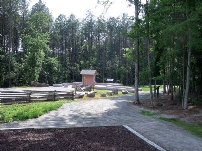 Fort Christanna Markers.. Click for full size. Fort Christanna Markers. image. Click for full size.