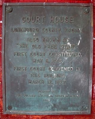 Court House Marker. Click for full size. Court House Marker image. Click for full size.