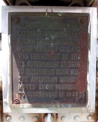American Legion WWI Plaque.. Click for full size. American Legion WWI Plaque. image. Click for full size.