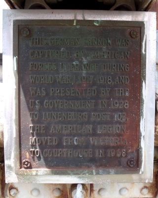 American Legion WWI Plaque. image. Click for full size.
