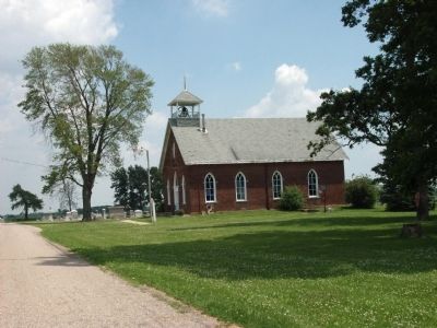 Long View - - Osborn Prairie Church - - Built 1892 image. Click for full size.