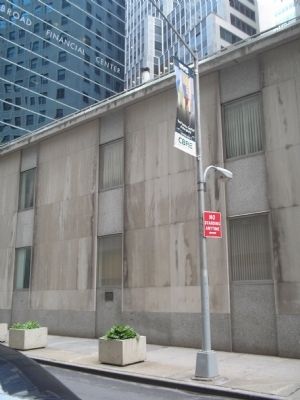 Marker in Lower Manhattan. Click for full size. Marker in Lower Manhattan image. Click for full size.