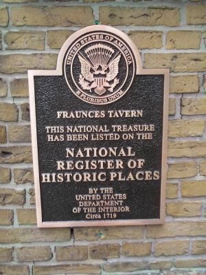 New Fraunces Tavern Marker image. Click for full size.