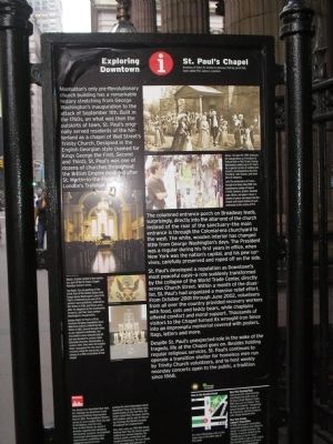 St. Paul’s Chapel Marker. Click for full size. St. Paul’s Chapel Marker image. Click for full size.