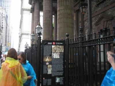 Marker on Broadway. Click for full size. Marker on Broadway image. Click for full size.
