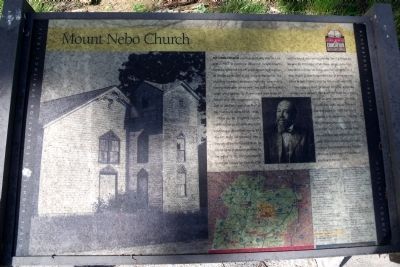 Mount Nebo Church CRIEHT Marker image. Click for full size.